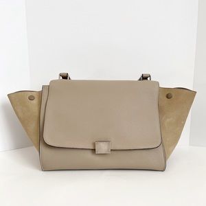 Celine Tricolor Trapeze Bag Leather Medium